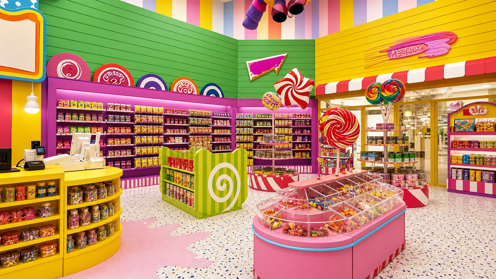 Candy Store Interior Design