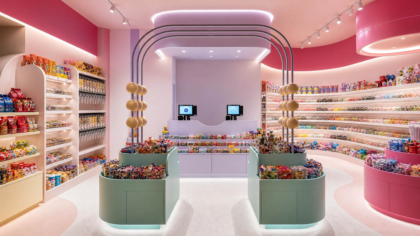 Custom Candy Display Fixtures