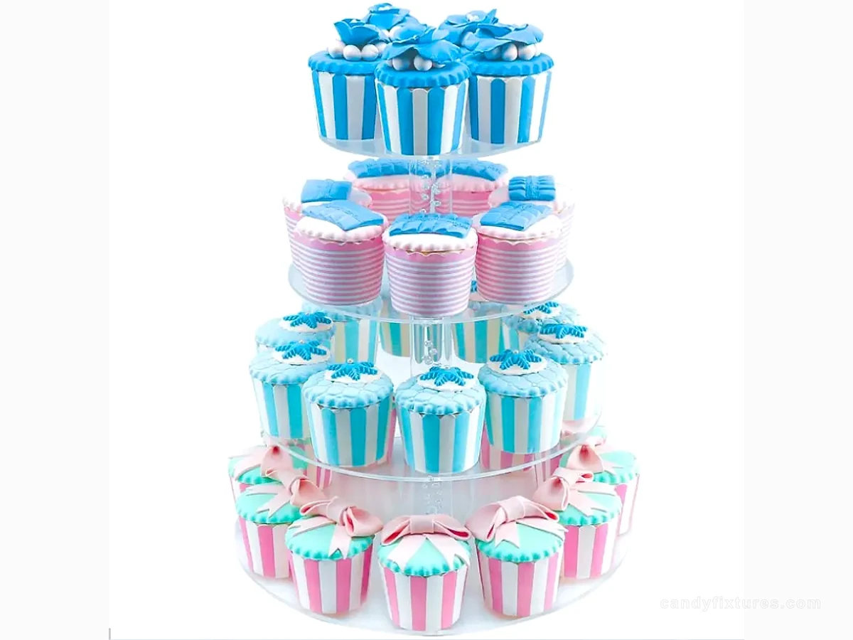 Acrylic Cake Display Rack Custom Wedding party display decoration