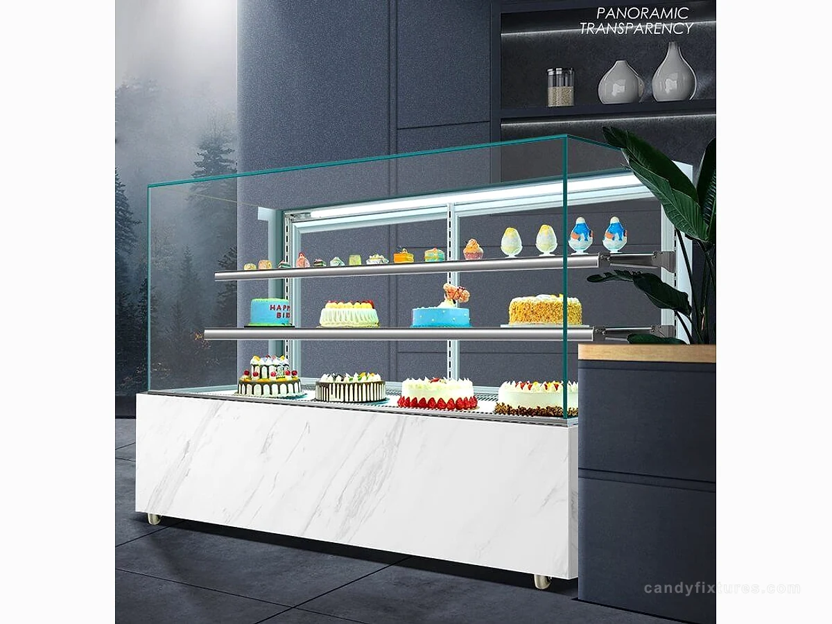 Boundless Cake Cabinet Chocolate Fresh Showcase Refrigerated Commercial Pastry Case