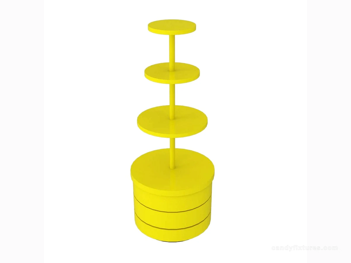 Cake Shape Candy Store Snack Retail Display Table