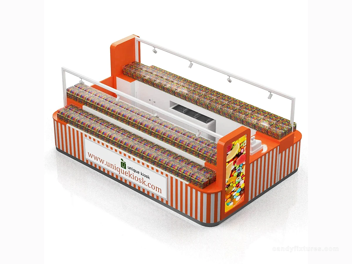 Candy display for store candy decoration shop design customize in sale