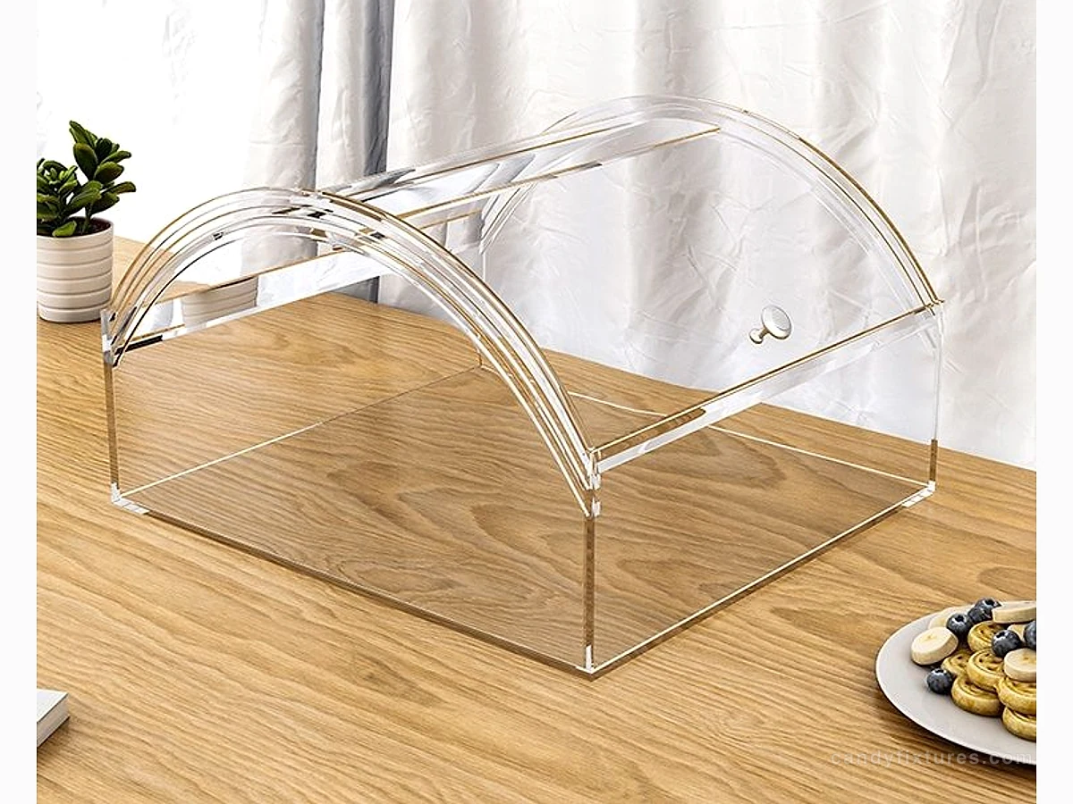 Custom-made Acrylic Box Transparent Food Box Snack Storage Bins Supermarket High Quality Container