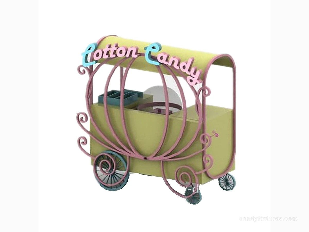 Decorative candy cart for store and outside use
