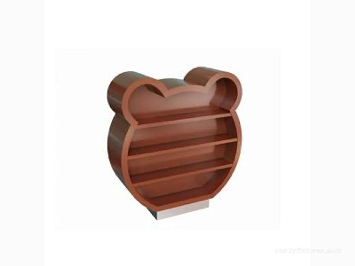 Mickey candy display racks with layers candy shop furniture design customize in sale