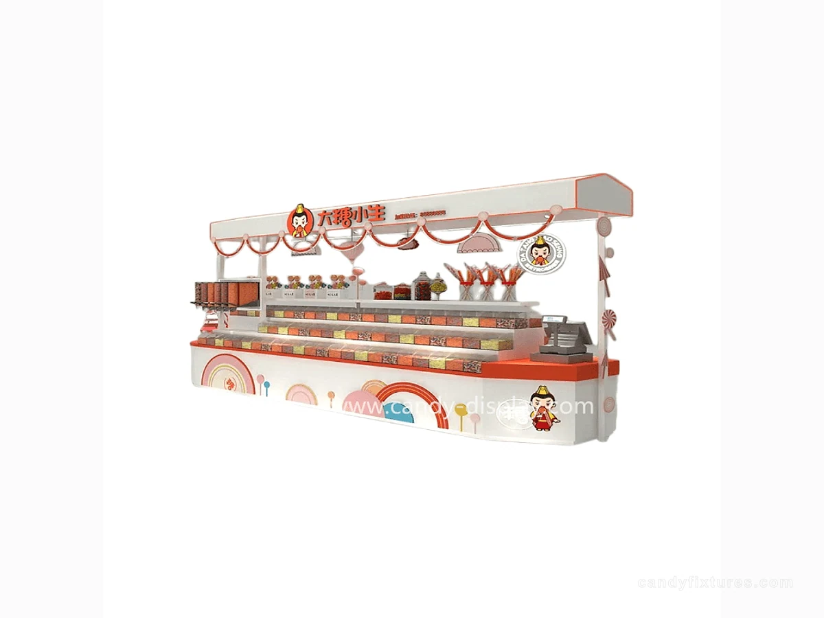 Most popular candy kiosk candy display case customization is on sale