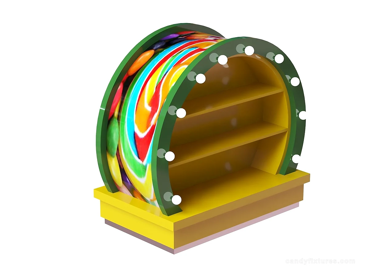 New Candy Shop Cabinet Floor Cabinet Design For Sugar Shop High End Sweet Retail Displays