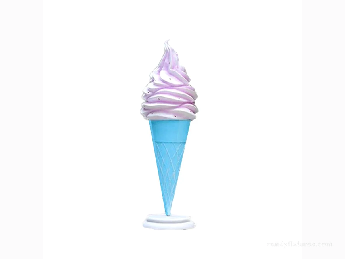 Shopping Mall Window Store Entrance Simulation Dessert Ice Cream Model Floor Standing Large Decoration Glass Steel Popsicle Sculpture