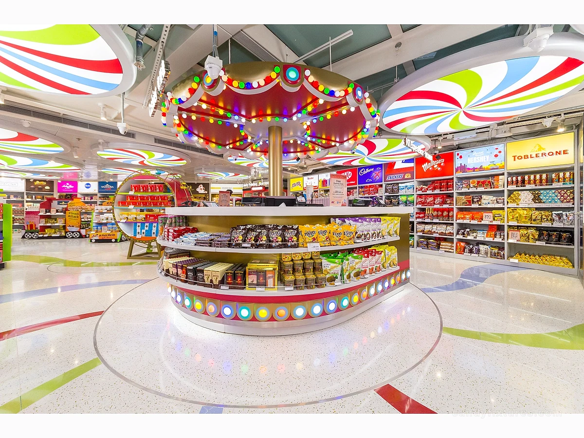 The Enchanting Carousel - inspired Candy Display Cabinet
