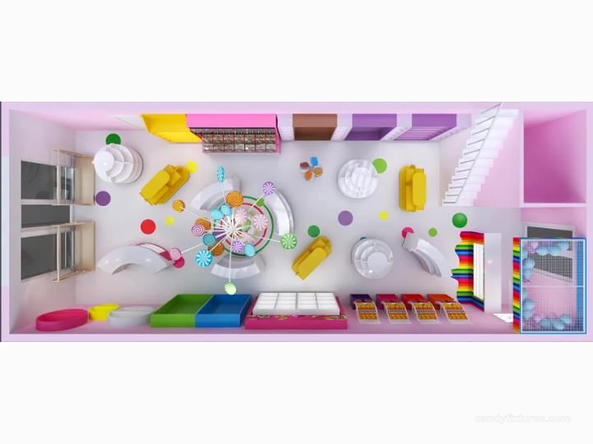 High-end Fancy Man-made Candy Store Furniture view 1
