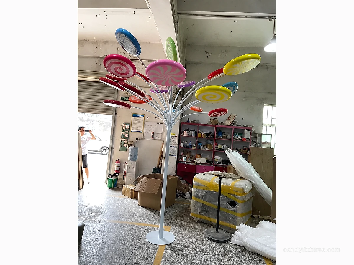 Candy Store Interior Decorative Candy Tree Foam Candy Light Ornament view 1