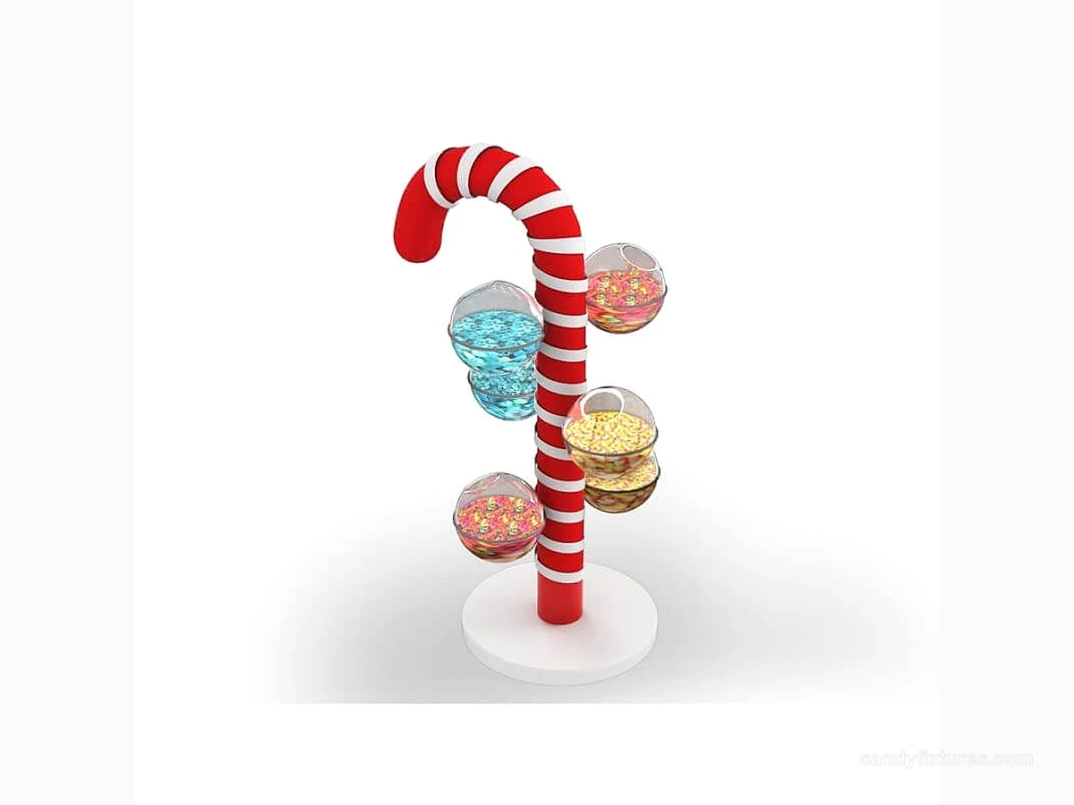 Creative Candy Cane Display Custom Candy Box display decorations view 1