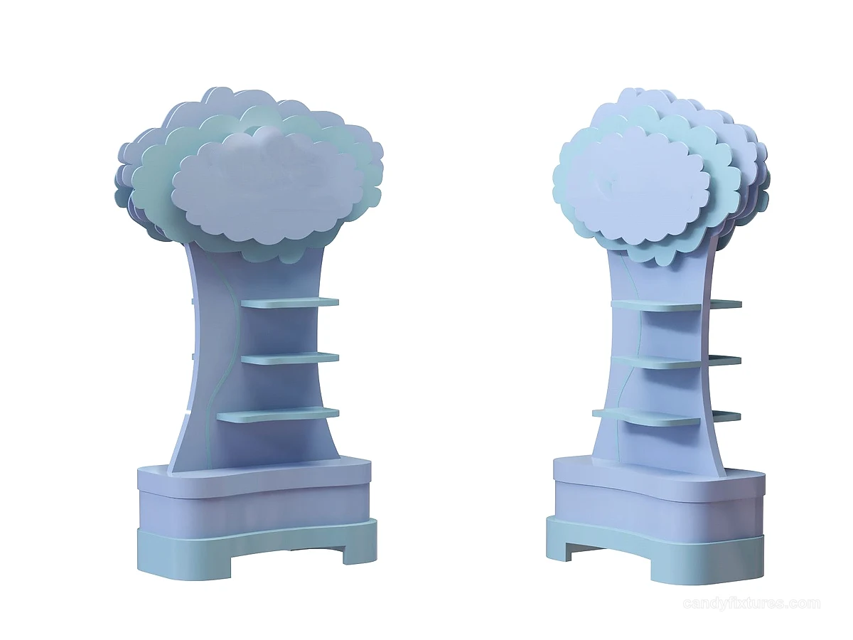 Cute Retail Candy Tree Custom Candy Display Stands Design New Candy Flooring Showcase view 1