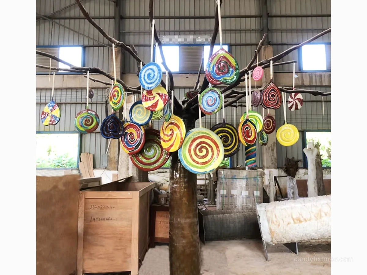 Design of the Decorative Tree for Candy Store view 1