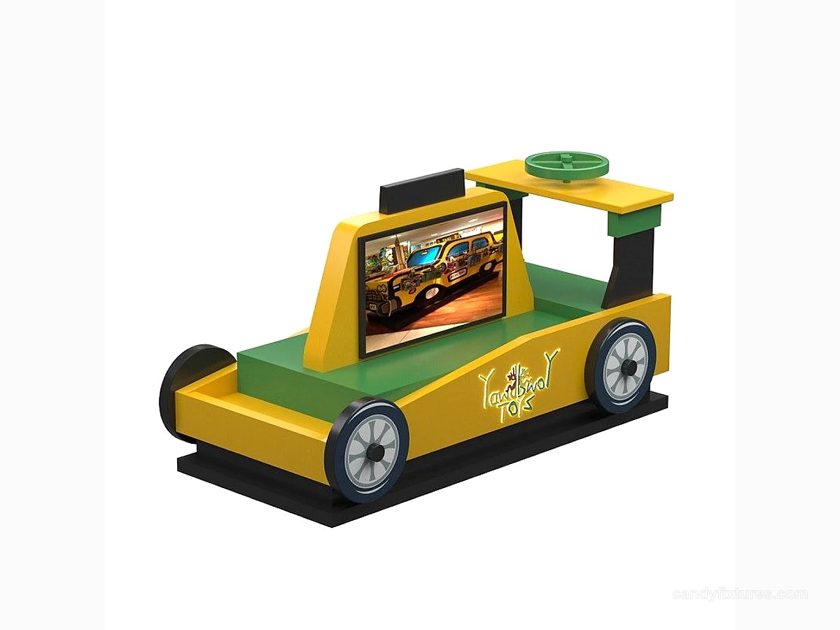 Fancy Retail Cart CounterMall Candy Showcase Cart Colorful Cart Display Furniture Design view 1