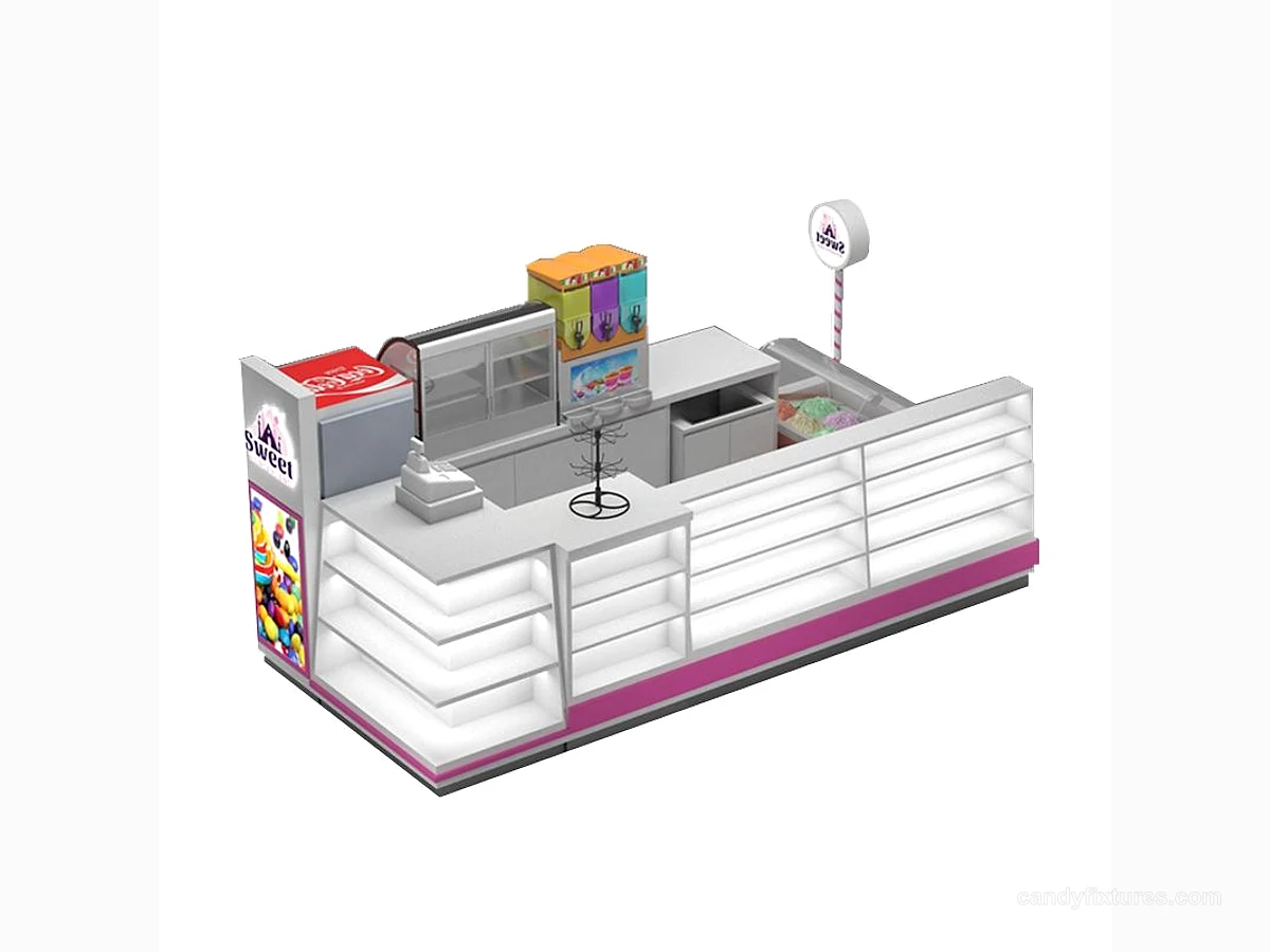 High quality multi-functional food kiosk stalls view 1