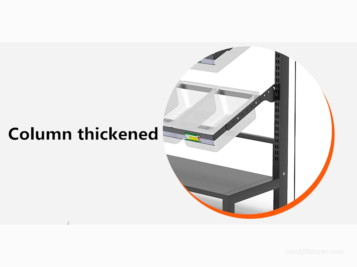Small Snack Display Stand Bulk Dried Fruit Food Cabinet Commercial Supermarket Convenience Store Shelf detail 3
