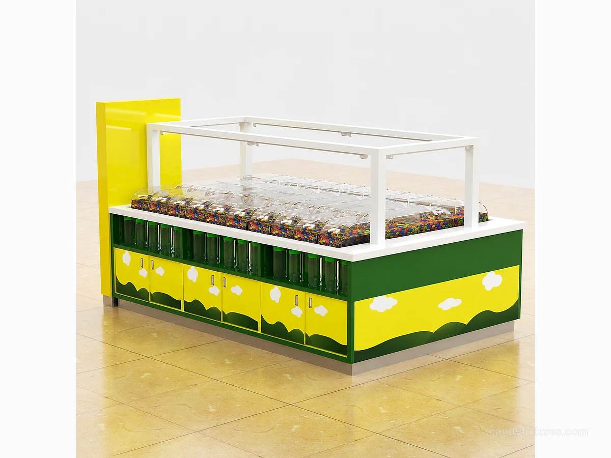 Tile-type cute candy kiosk used for bulk candy detail 3