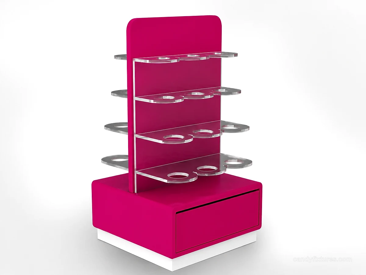 Unique Candy Store Gondola Display Double-sides Retails Cabinet view 1