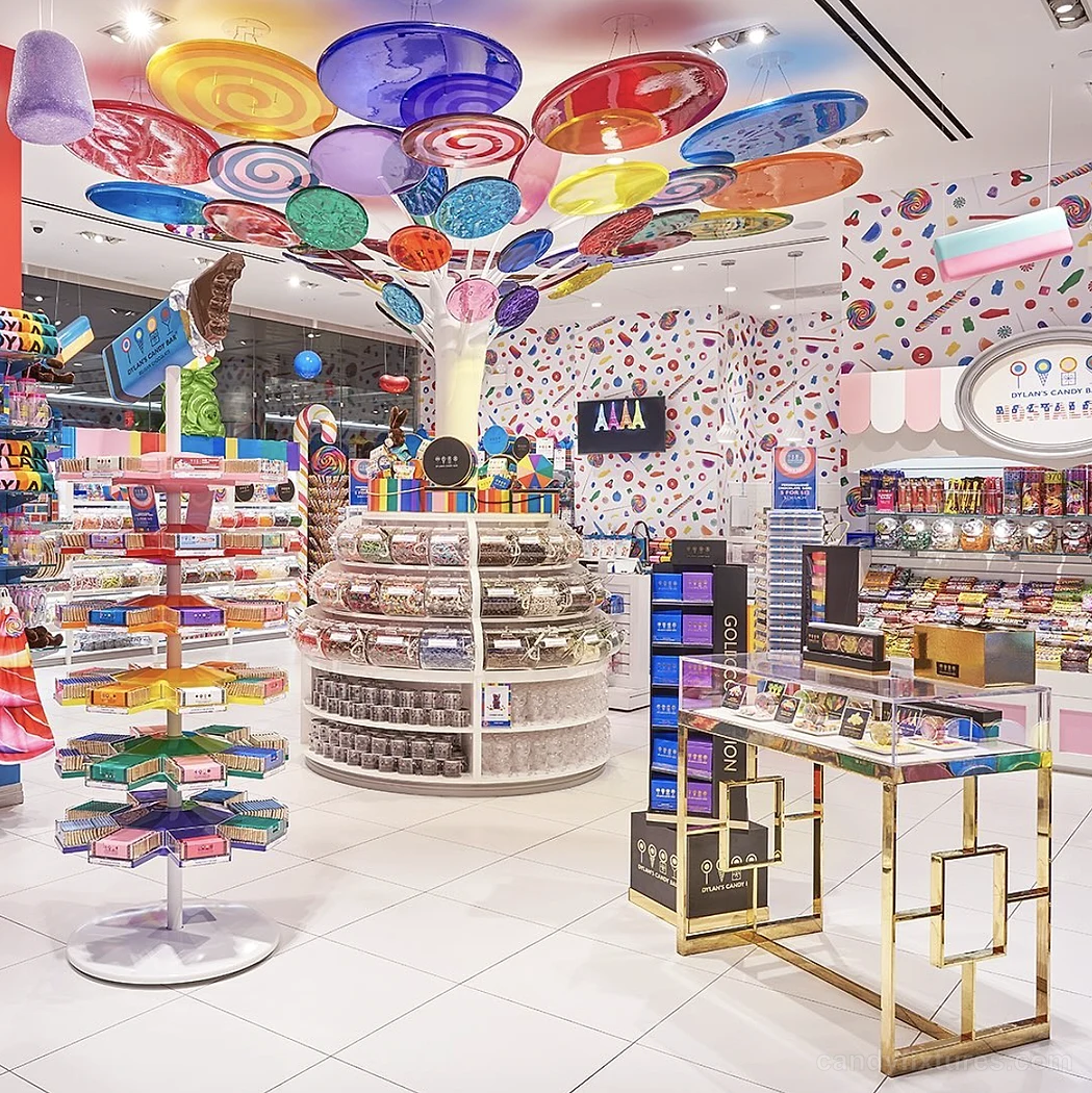 A grand candy laden trees candy covered trees interior design