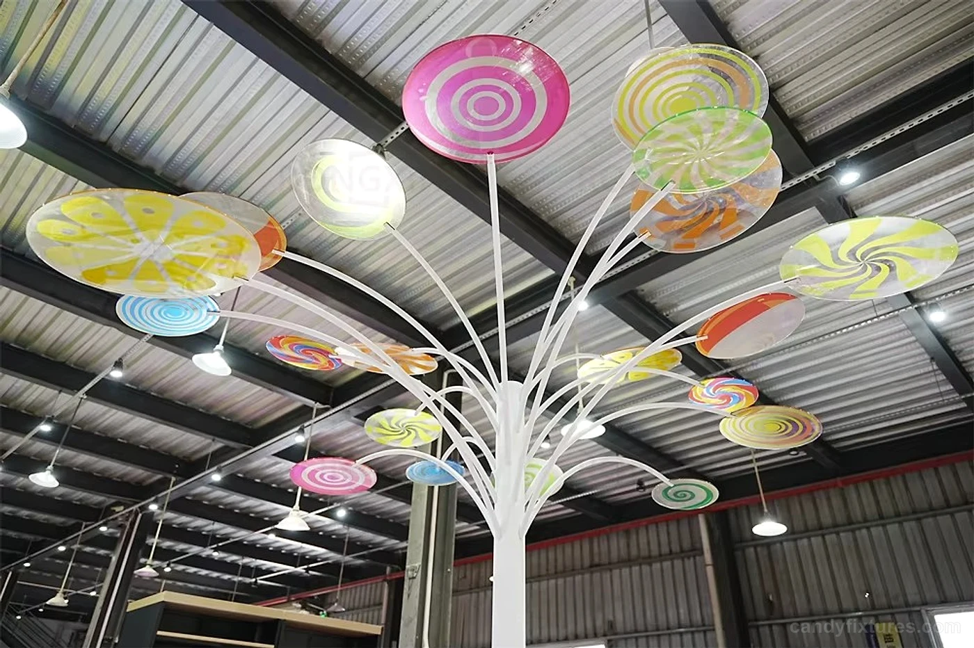 A grand candy laden trees candy covered trees – The first type of candy tree