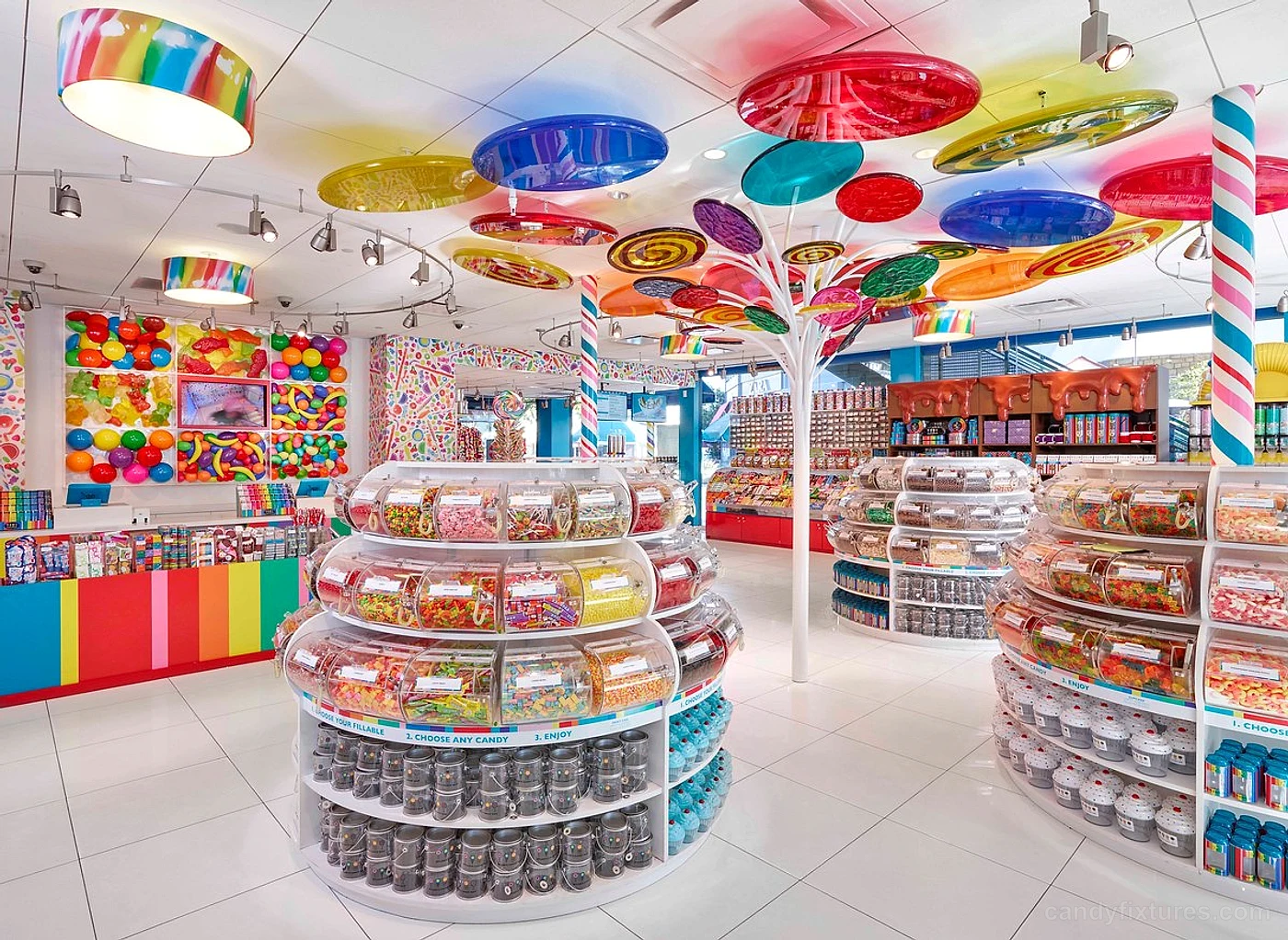 A grand candy laden trees candy covered trees – The second type of candy tree