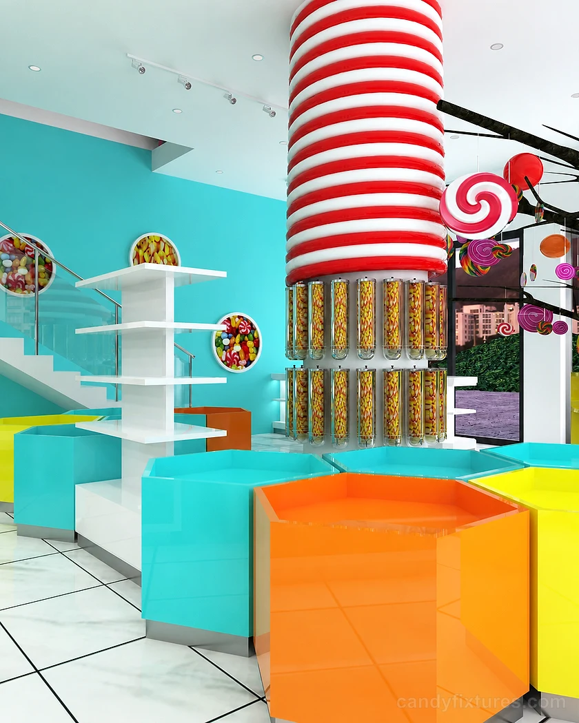 Candy store & Toy store custom display rack display cabinet for sale – Design of the Store