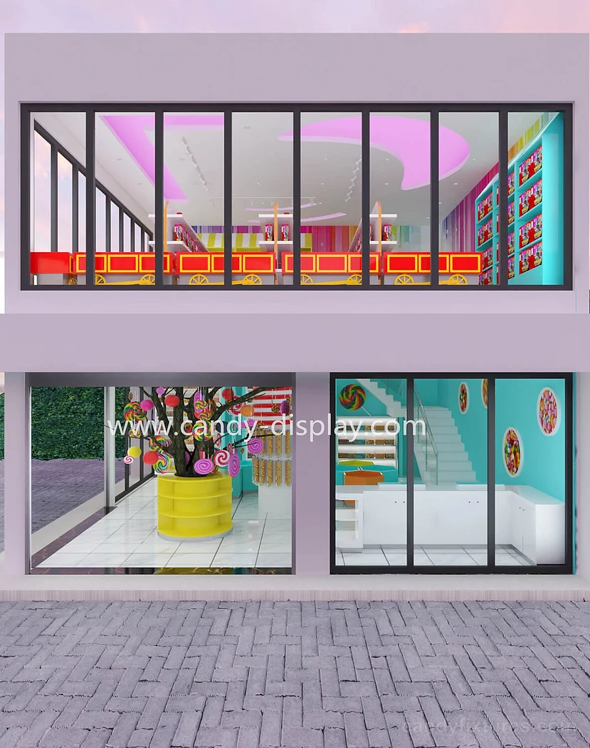 Candy store & Toy store custom display rack display cabinet for sale – Second Floor