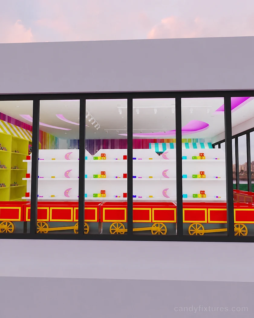 Candy store & Toy store custom display rack display cabinet for sale – Design of the Store