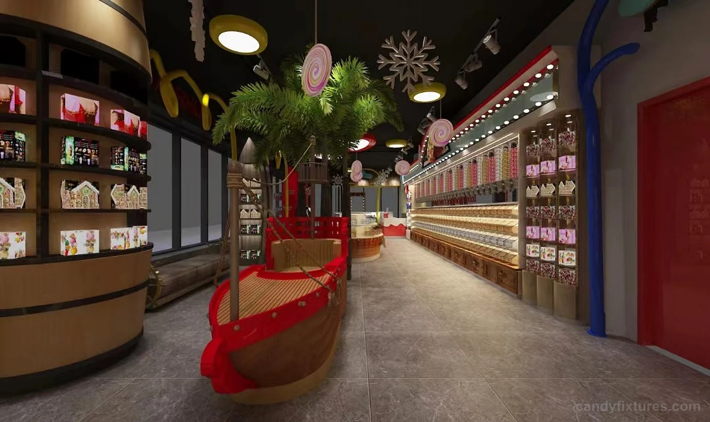 Coffee & juice shop interior design ice cream store candy kiosk custom for sale – Coffee & juice shop interior design