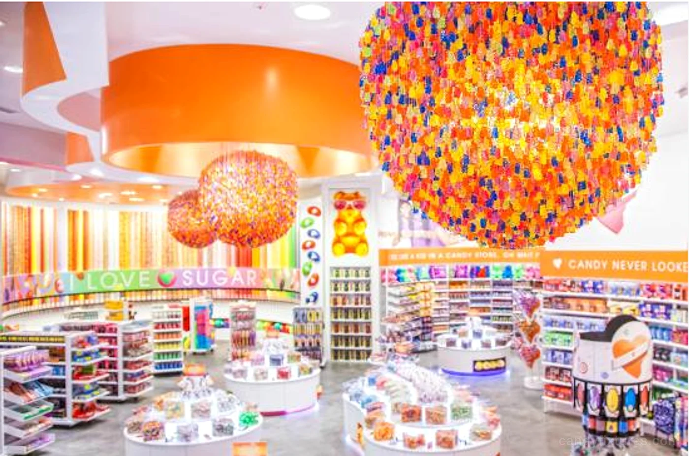 Colorful candy store design storefront decoration candy interior design interior design