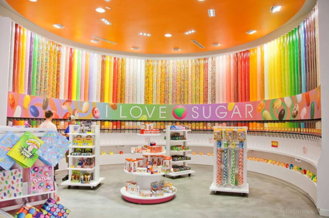 Colorful candy store design storefront decoration candy interior design – Candy store layout