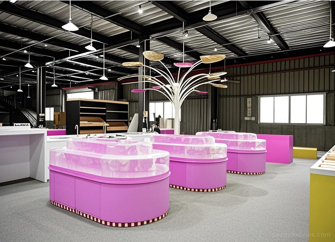 Design of a Large – scale Candy Store in Houston, the United States – Space Planning