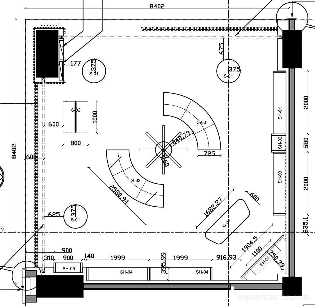 Enchanting Design of Kanda Chocolate Candy Shop – Entrance and Floor