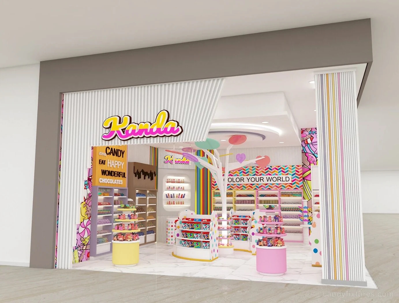 Enchanting Design of Kanda Chocolate Candy Shop – From this floor plan