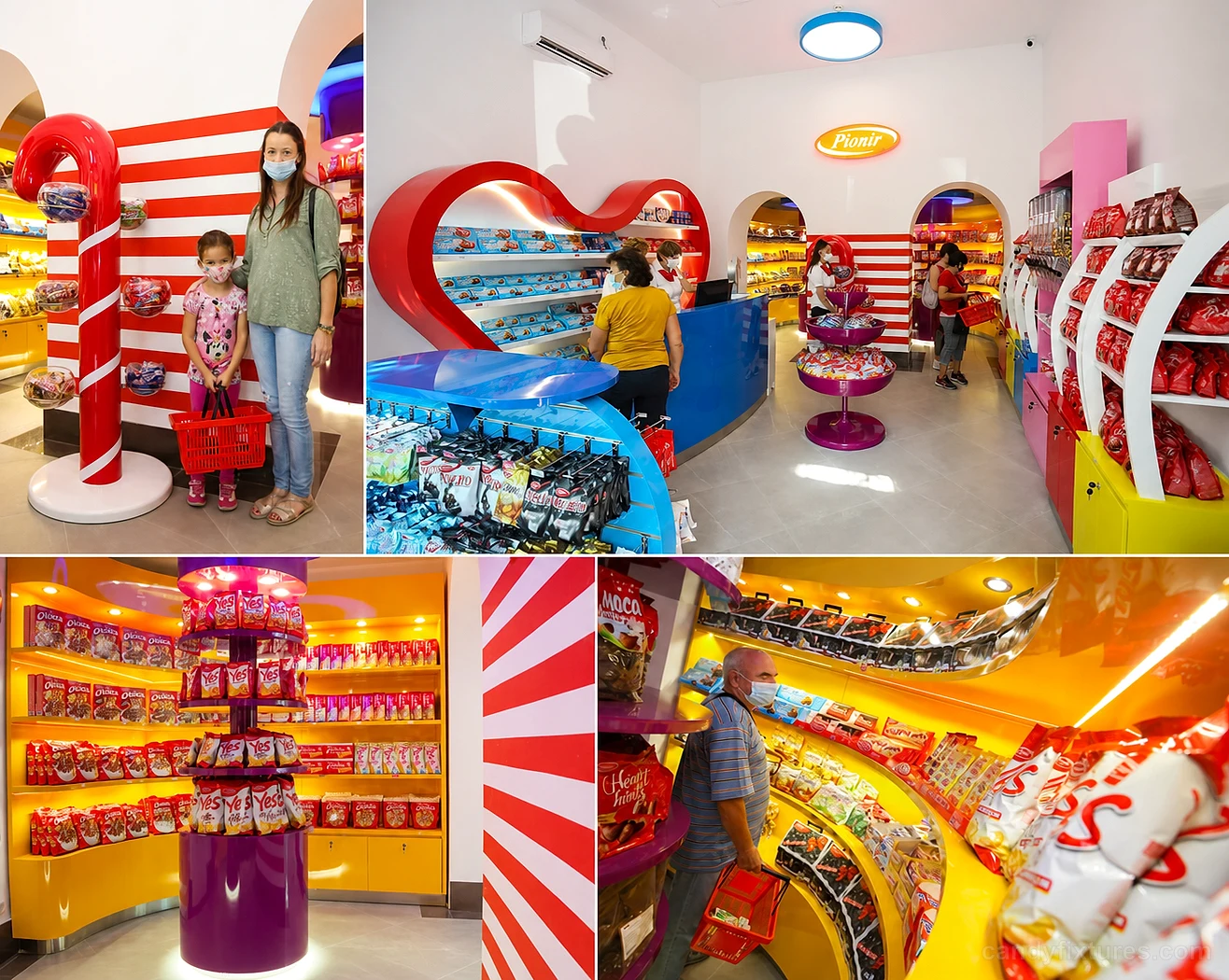 Freedom Design Candy Store Interior Display Furniture Unique Cabinets New Custom Candy Fixtures – Bigger Room