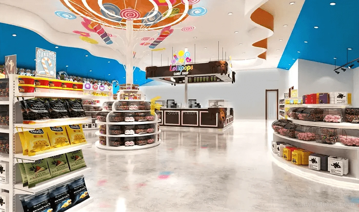 Fun candy store design custom interior design decor for sale – Candy store design