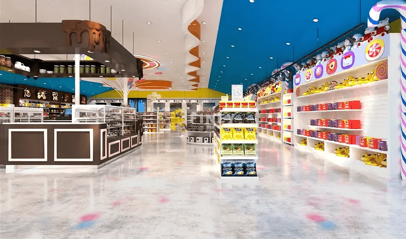 Fun candy store design custom interior design decor for sale – Layout