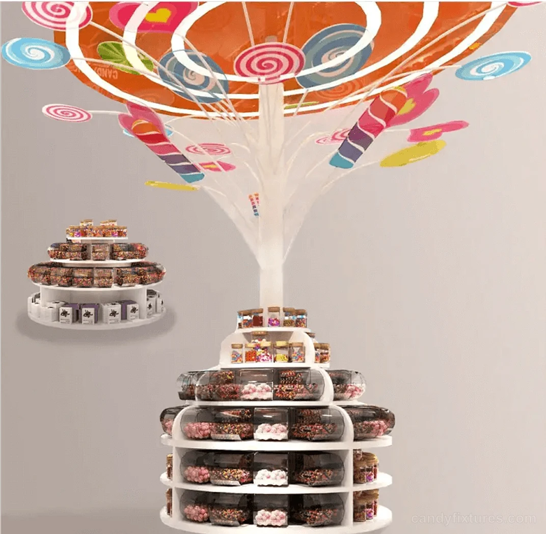 Fun candy store design custom interior design decor for sale – What the project image shows