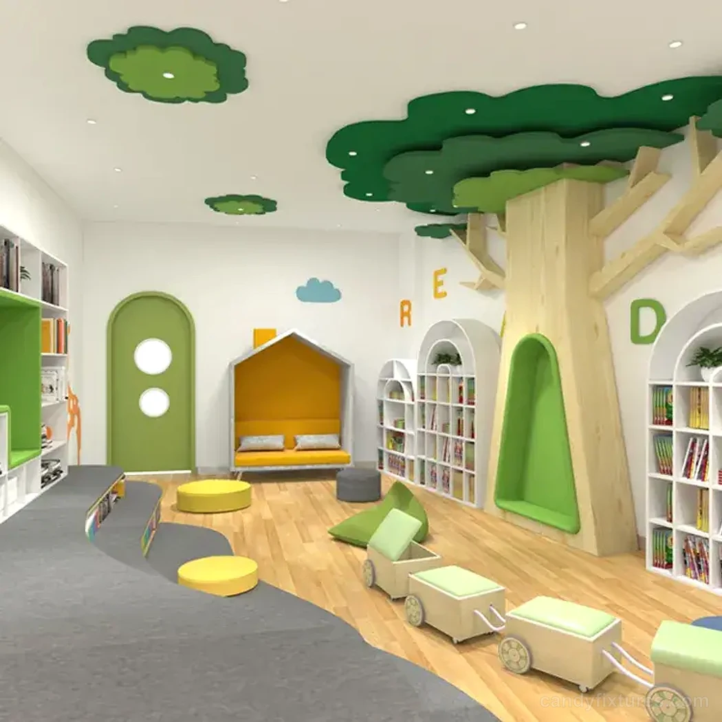 Fun nursery design children’s furniture cabinet customization – Layout