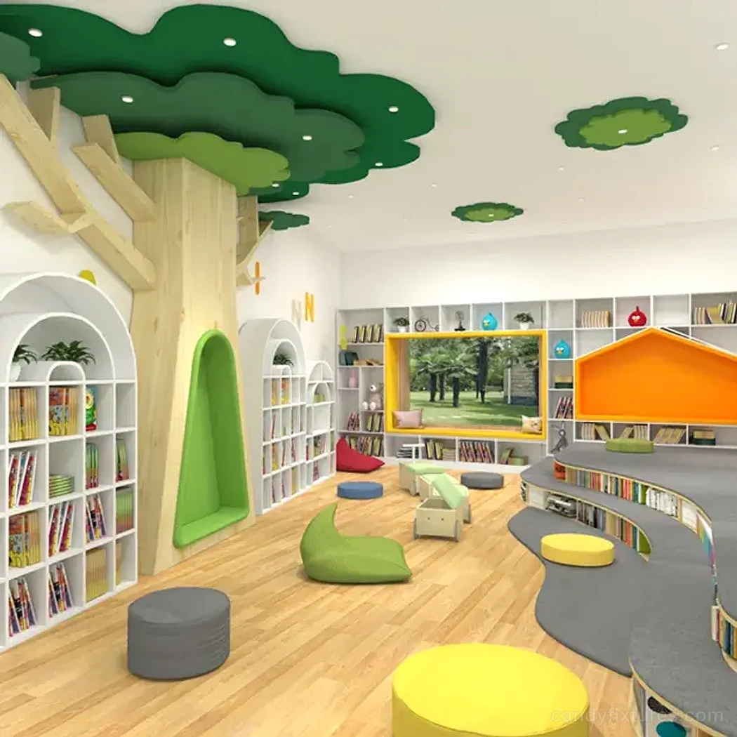 Fun nursery design children’s furniture cabinet customization – Color