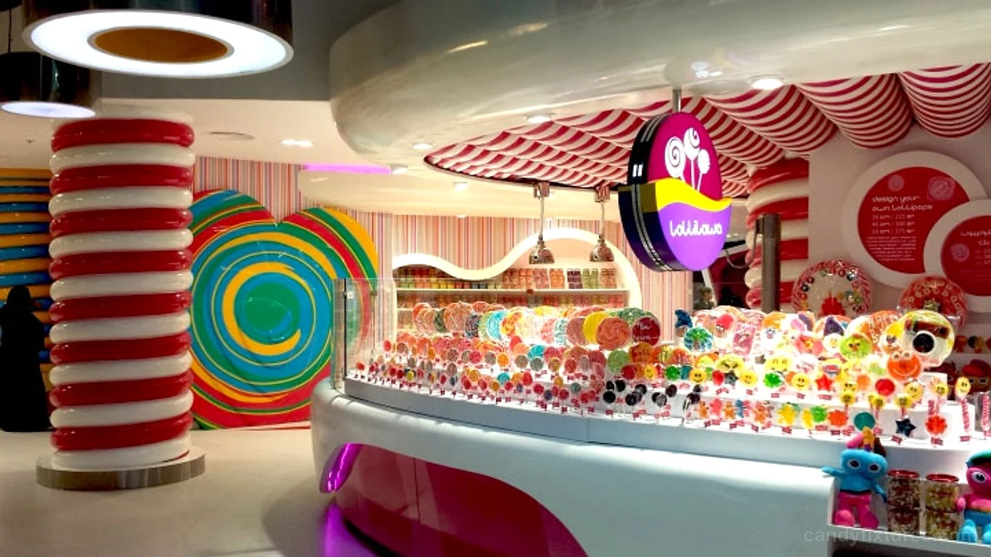 Funny candy shop interior design candy store decor display case with sweet candy kiosk supplier in sale – Introduction of Candy House